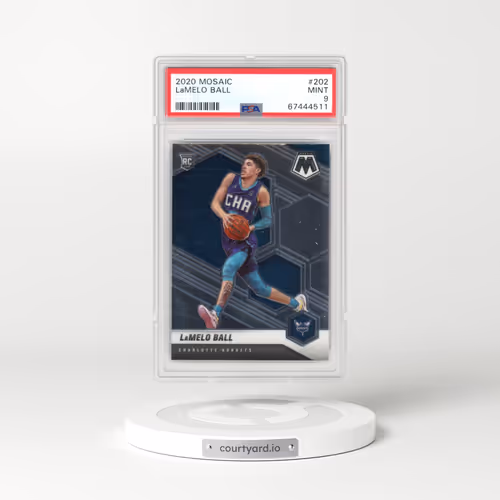 2020 Panini Mosaic #202 LaMelo Ball (PSA 9 MINT)