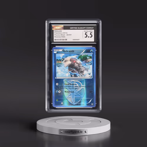 2013 Plasma Blast #24/101 Relicanth - Reverse Holo (CGC 5.5 EX+)
