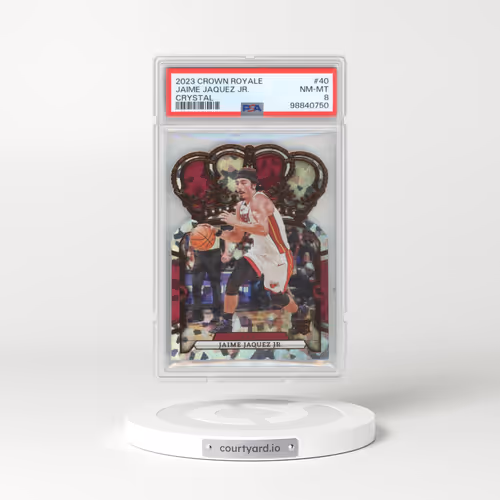 2023 Panini Crown Royale #40 Jaime Jaquez Jr. - Crystal (PSA 8 NM-MT)