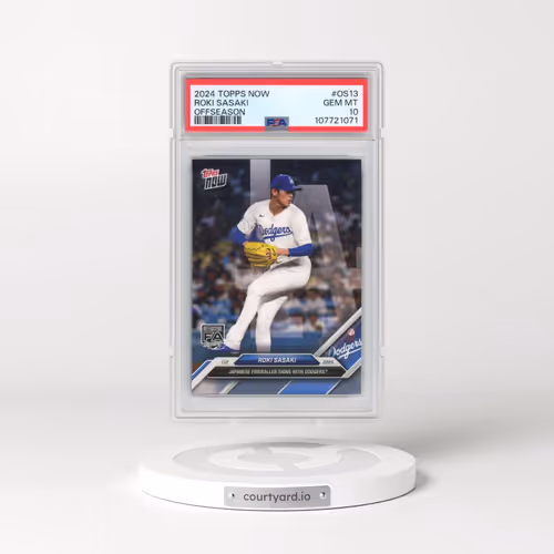 2024 Topps Now Offseason #OS13 Roki Sasaki (PSA 10 GEM MINT)