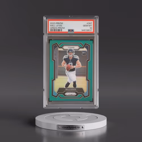 2023 Panini Prizm #397 Will Levis - Green Prizm (PSA 10 GEM MINT)