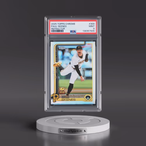 2025 Topps Chrome #300 Paul Skenes - Refractor (PSA 9 MINT)