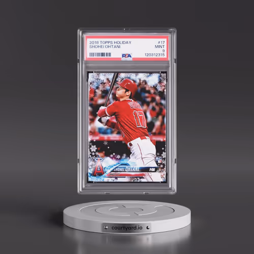2018 Topps Holiday #17 Shohei Ohtani (PSA 9 MINT)