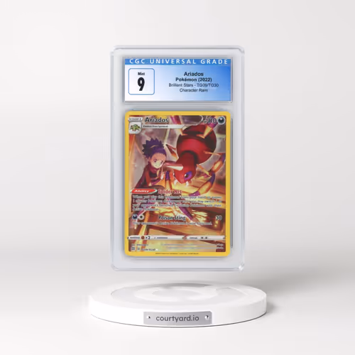 2022 Brilliant Stars #TG09/TG30 Ariados - Trainer Gallery Holo (CGC 9 MINT)