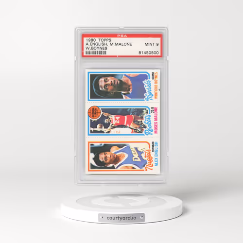 1980 Topps #107 A.English, M.Malone - W.Boynes (PSA 9 MINT)