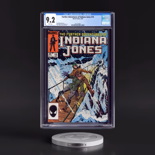Further Adventures of Indiana Jones #18 CGC 9.2 White Pages (Marvel Comics, 6/84) - Universal
