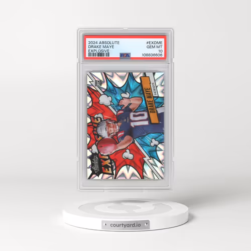 2024 Panini Absolute Explosive #EXDME Drake Maye (PSA 10 GEM MINT)