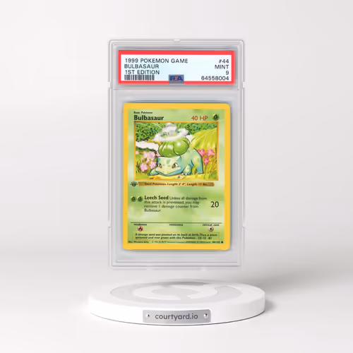 1999 Pokémon Game #44 Bulbasaur - 1st Edition (PSA 9 MINT)