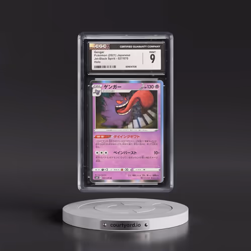 2021 Jet-Black Spirit #027/070 Gengar - Holo (CGC 9 MINT)
