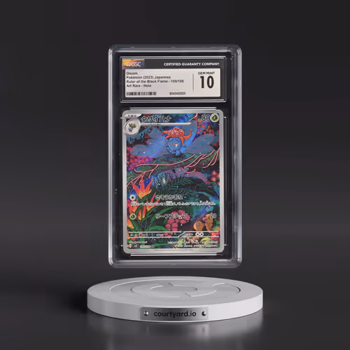 2023 Ruler of the Black Flame #109/108 Gloom - Art Rare Holo (CGC 10 GEM MINT)
