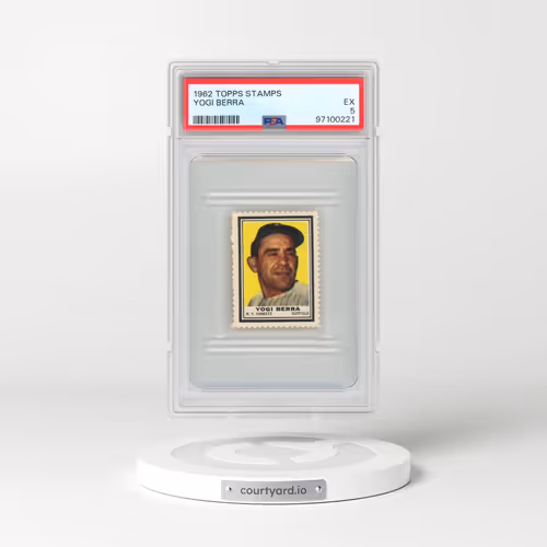 1962 Topps Stamps Yogi Berra (PSA 5 EX)