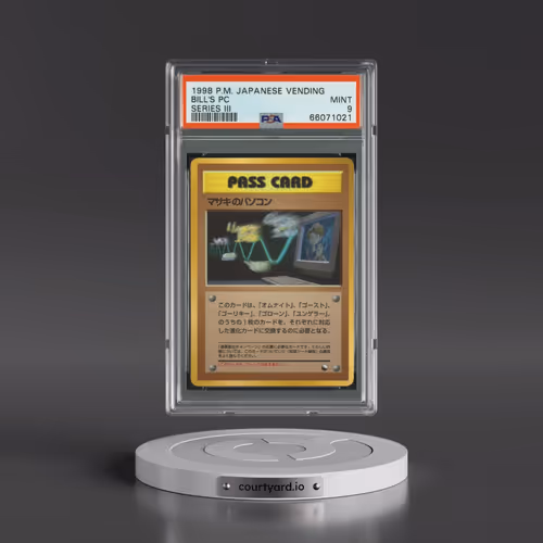 1998 Pokémon Vending Bill's PC - Series III (PSA 9 MINT)