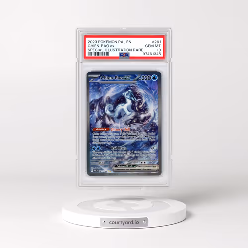 2023 Pokémon Pal EN-Paldea Evolved #261 Chien-Pao EX - Holo Special Illustration Rare (PSA 10 GEM MI