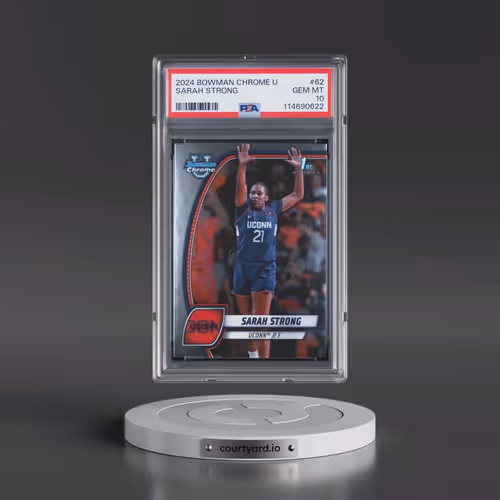 2024 Bowman Chrome University #62 Sarah Strong (PSA 10 GEM MINT)