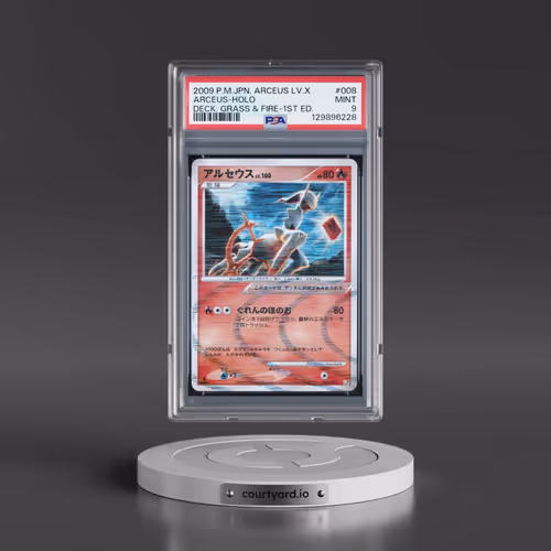 2009 Pokémon Arceus LV.X Deck: Grass & Fire #008 Arceus - 1st Edition Holo (PSA 9 MINT)