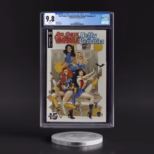 Red Sonja and Vampirella Meet Betty and Veronica #1 CGC 9.8 White Pages (Dynamite Entertainment, 201