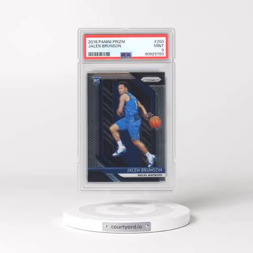 2018 Panini Prizm #250 Jalen Brunson (PSA 9 MINT)
