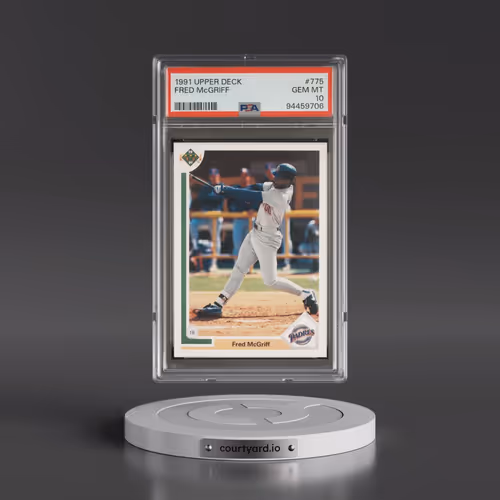 1991 Upper Deck #775 Fred McGriff (PSA 10 GEM MINT)