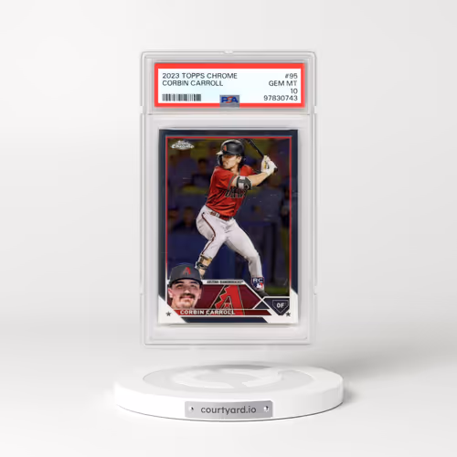 2023 Topps Chrome #95 Corbin Carroll (PSA 10 GEM MINT)