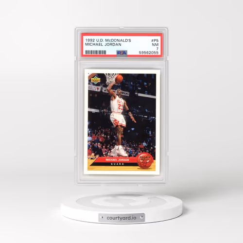 1992 Upper Deck McDonald's #P5 Michael Jordan (PSA 7 NM)