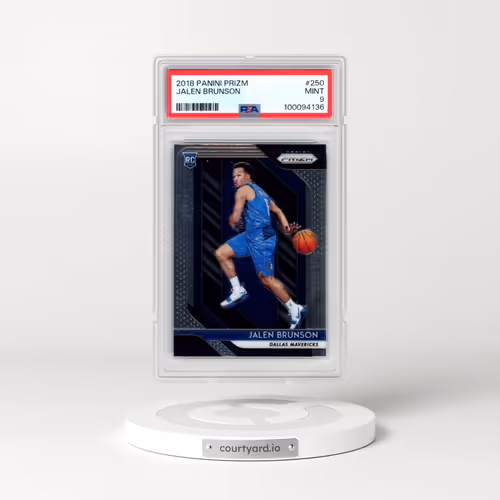 2018 Panini Prizm #250 Jalen Brunson (PSA 9 MINT)