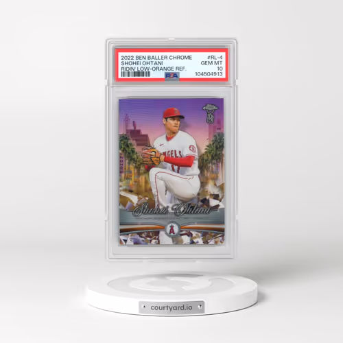 2022 Topps Chrome Ben Baller Ridin' Low #RL-4 Shohei Ohtani - Orange Refractor (PSA 10 GEM MINT)