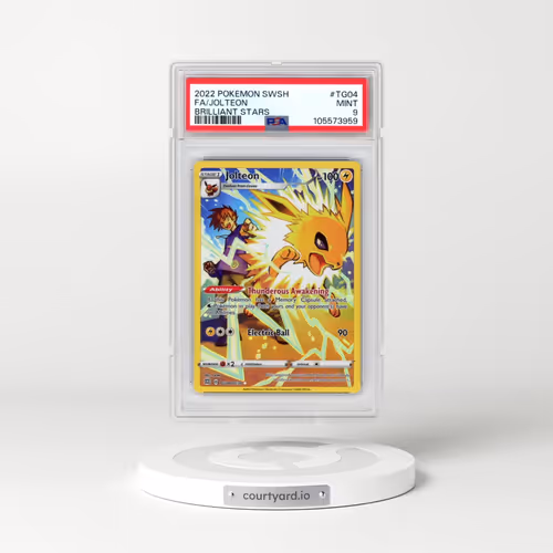 2022 Pokémon Sword & Shield Brilliant Stars #TG04 Jolteon - Full Art (PSA 9 MINT)