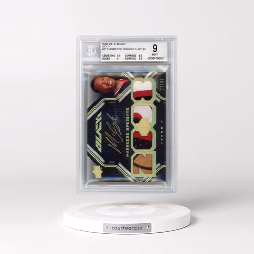 2008 UD Black Gold #57 Marreese Speights JSY AU (BGS 9 MINT)