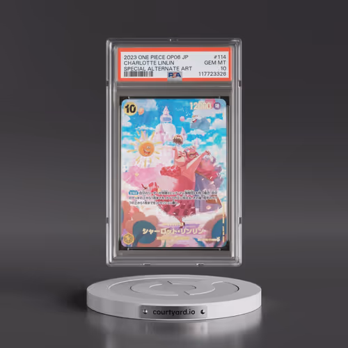 2023 One Piece Japanese OP06-Wings of the Captain #114 Charlotte Linlin - Special Alternate Art (PSA