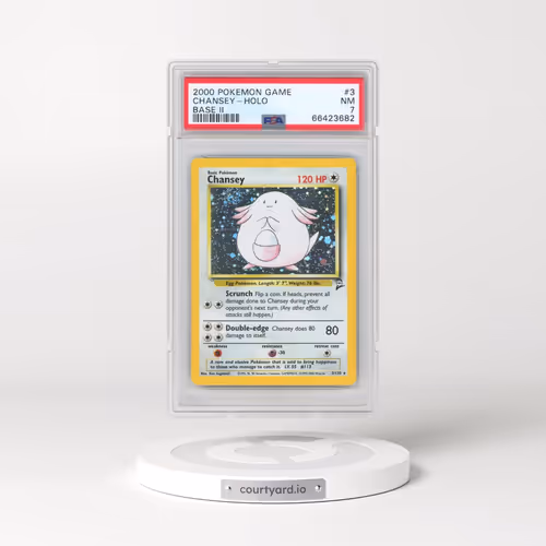 2000 Pokémon Game Base II #3 Chansey - Holo (PSA 7 NM)
