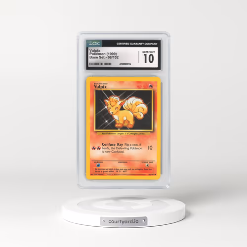 1999 Base Set #68 Vulpix (CGC 10 GEM MINT)