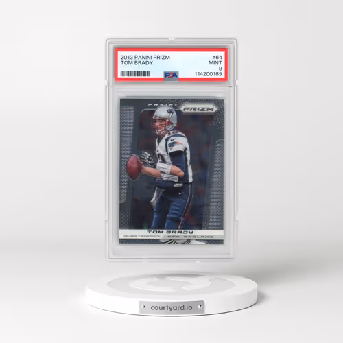 2013 Panini Prizm #64 Tom Brady (PSA 9 MINT)