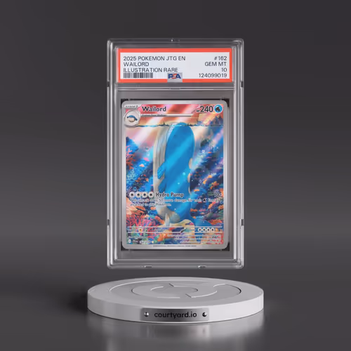 2025 Pokémon Jtg EN-Journey Together #162 Wailord - Illustration Rare (PSA 10 GEM MINT)