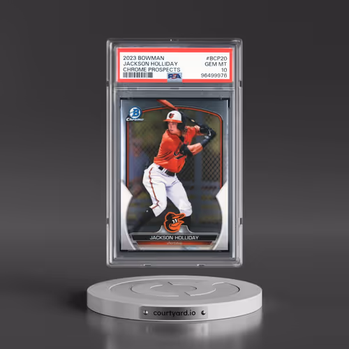 2023 Bowman Chrome Prospects #BCP20 Jackson Holliday (PSA 10 GEM MINT)