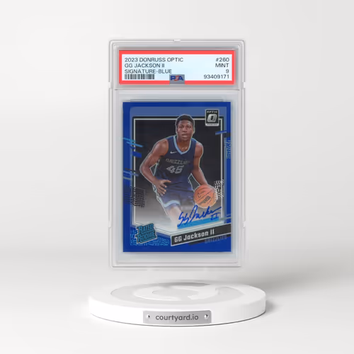 2023 Panini Donruss Optic #260 GG Jackson II - Signature-Blue (PSA 9 MINT)