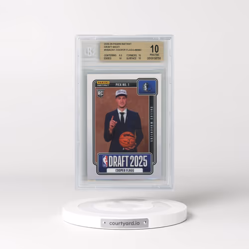 2025 Panini Instant NBA Draft Night #1 Cooper Flagg (BGS 10 PRISTINE)
