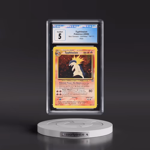 2000 Neo Genesis #18/111 Typhlosion - Holo (CGC 5 EX)