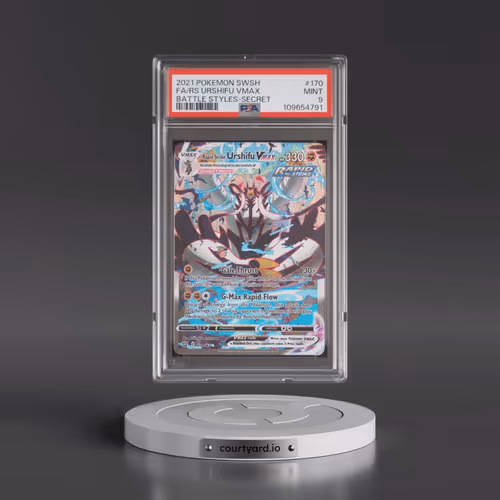 2021 Pokémon Sword & Shield Battle Styles #170 Rapid Strike Urshifu Vmax - Full Art Secret (PSA 9 MI