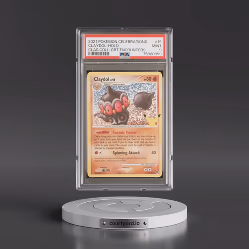 2021 Pokémon Celebrations Classic Collection #15 Claydol - Holo (PSA 9 MINT)