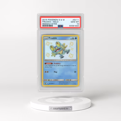 2019 Pokémon Sun & Moon Hidden Fates #SV11 Froakie - Holo (PSA 10 GEM MINT)
