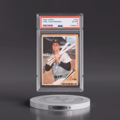 1962 Topps #425 Carl Yastrzemski (PSA 6 EX-MT)