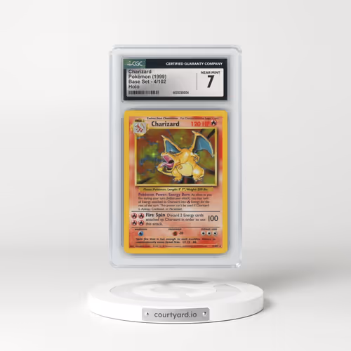 1999 Base Set #4/102 Charizard - Holo (CGC 7 NM)