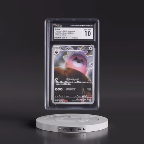 2024 Pokémon Sv6a-Night Wanderer #076 Bewear - Art Rare (CGC 10 GEM MINT)