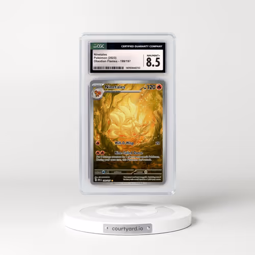2023 Obsidian Flames - OBF EN #199/197 Ninetales - Illustration Rare (CGC 8.5 NM-MT+)