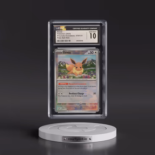 2024 Prismatic Evolutions - PRE EN #074/131 Eevee - Poké Ball Holo (CGC 10 GEM MINT)
