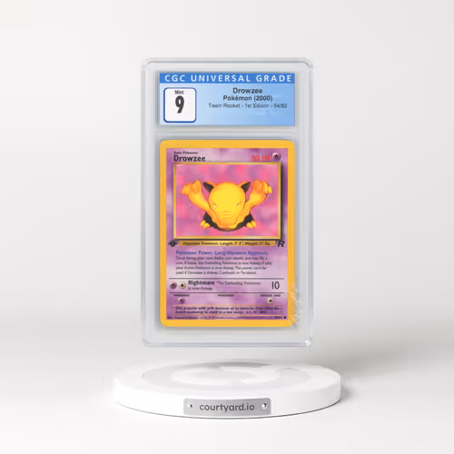 2000 Team Rocket #54/82 Drowzee - 1st Edition 1st Edition (CGC 9 MINT)