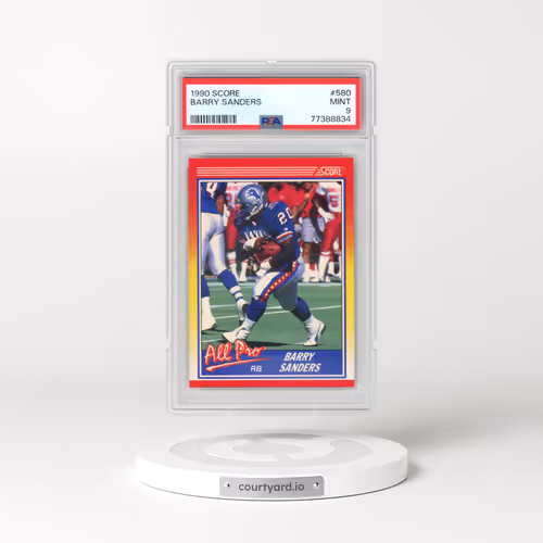 1990 Score #580 Barry Sanders (PSA 9 MINT)