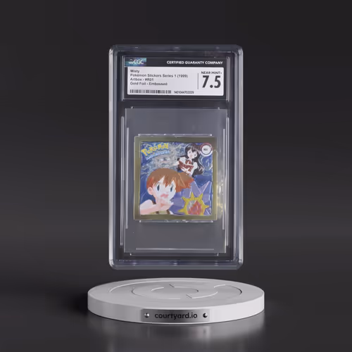 Action Flipz Series 1 (Artbox) - English #R01 Misty - Chromium Stickers (CGC 7.5 NM+)