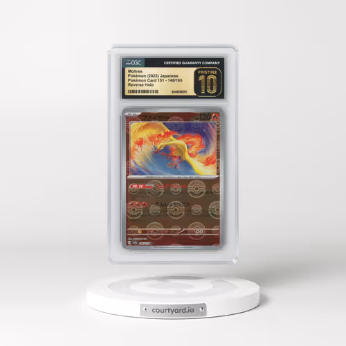 2023 Pokémon Card 151 #146/165 Moltres - Reverse Holo Poke Ball (CGC 10 PRISTINE)