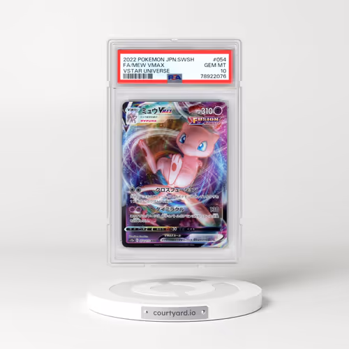 2022 Pokémon Sword & Shield Vstar Universe #054 Mew Vmax - Full Art (PSA 10 GEM MINT)